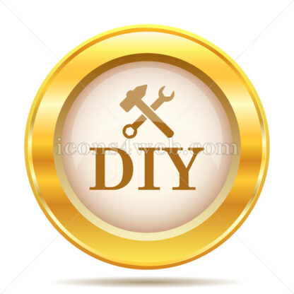 DIY golden button - Website icons