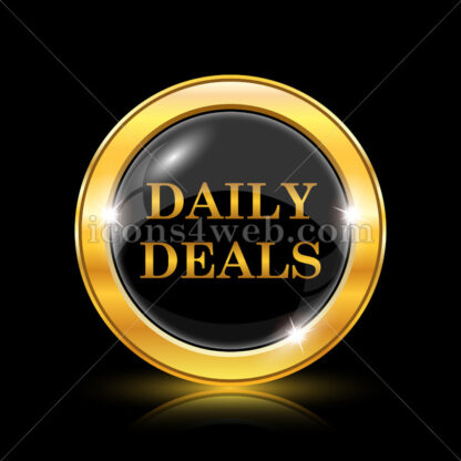 Daily deals golden icon. - Website icons