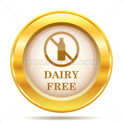 Dairy free golden button - Website icons