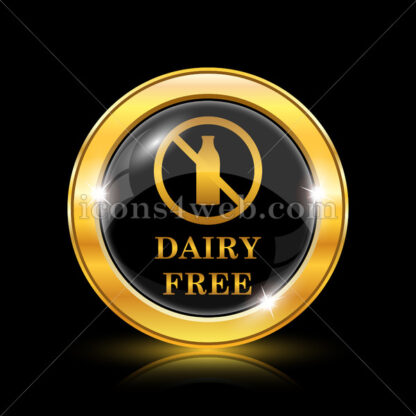 Dairy free golden icon. - Website icons