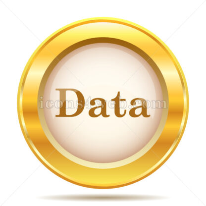 Data golden button - Website icons