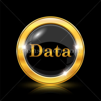 Data golden icon. - Website icons