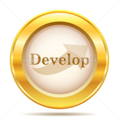 Develop golden button - Website icons