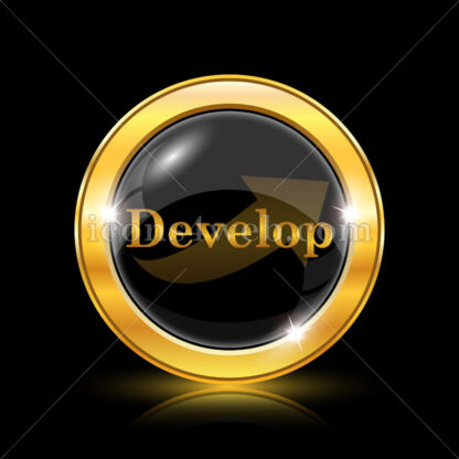 Develop golden icon. - Website icons