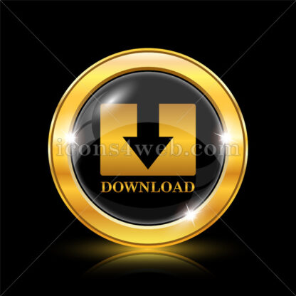 Download golden icon. - Website icons