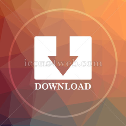 Download low poly icon. Website low poly icon - Website icons