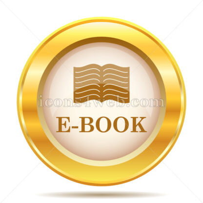 E-book golden button - Website icons