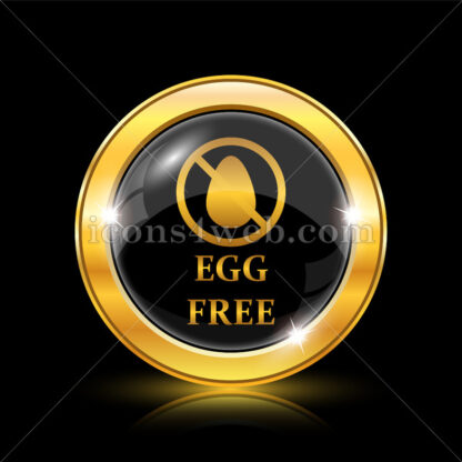 Egg free golden icon. - Website icons