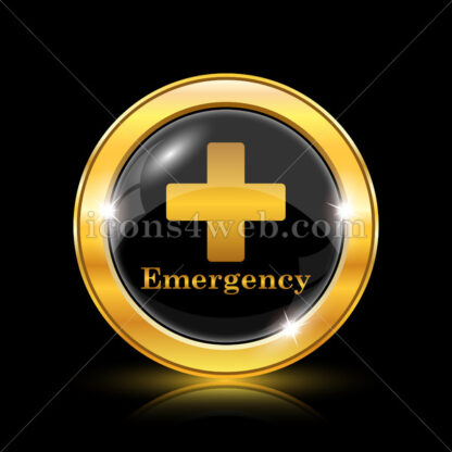 Emergency golden icon. - Website icons