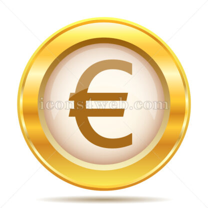 Euro golden button - Website icons