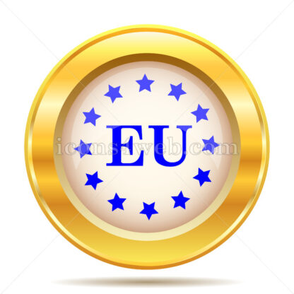 European union golden button - Website icons