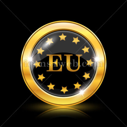 European union golden icon. - Website icons