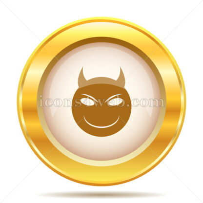 Evil golden button - Website icons
