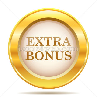 Extra bonus golden button - Website icons