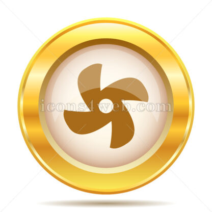 Fan golden button - Website icons