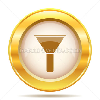 Filter golden button - Website icons