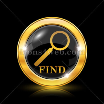 Find golden icon. - Website icons