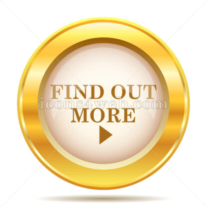 Find out more golden button - Website icons