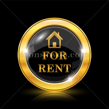 For rent golden icon. - Website icons