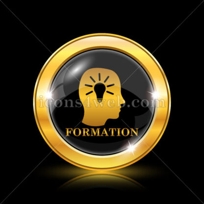 Formation golden icon. - Website icons