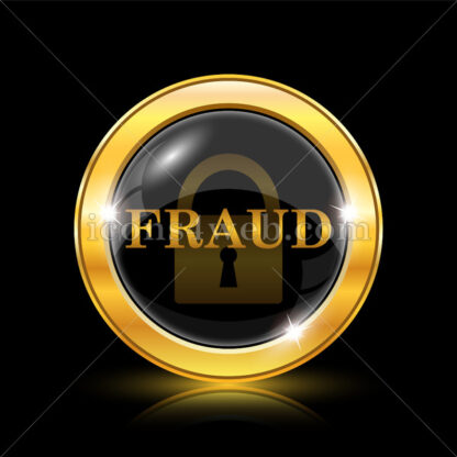 Fraud golden icon. - Website icons