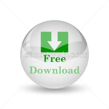 Free download glossy icon. Free download glossy button - Website icons