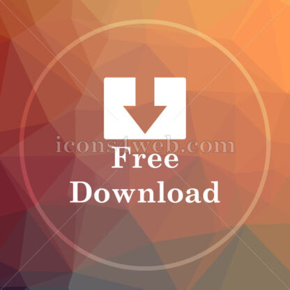 Free download low poly icon. Website low poly icon - Website icons