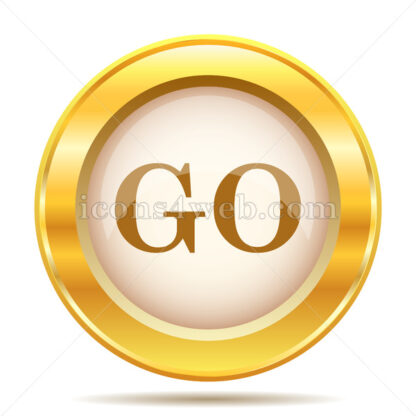 GO golden button - Website icons