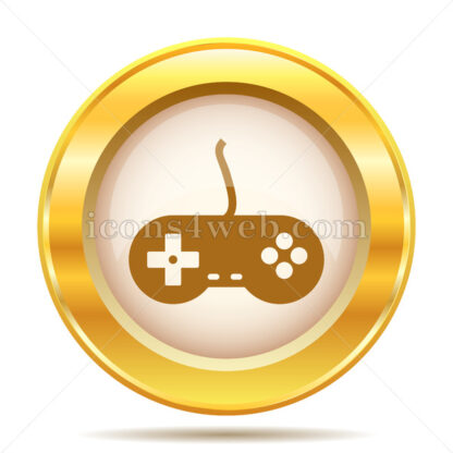 Gamepad golden button - Website icons