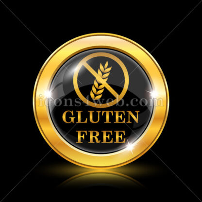 Gluten free golden icon. - Website icons