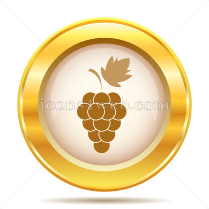 Grape golden button - Website icons
