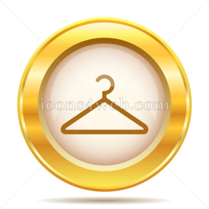 Hanger golden button - Website icons