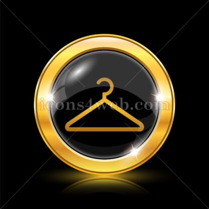 Hanger golden icon. - Website icons