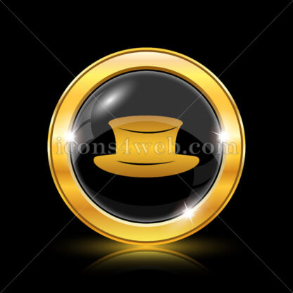 Hat golden icon. - Website icons