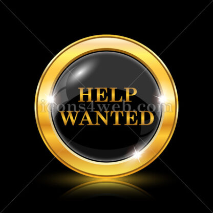 Help wanted golden icon. - Website icons