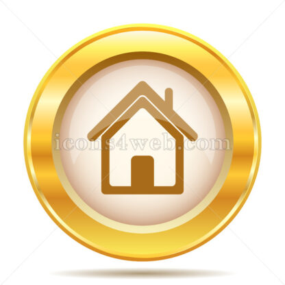 Home golden button - Website icons