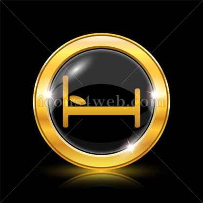 Hotel golden icon. - Website icons