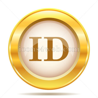 ID golden button - Website icons