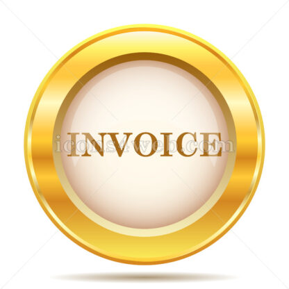 Invoice golden button - Website icons