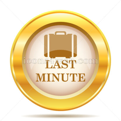 Last minute golden button - Website icons