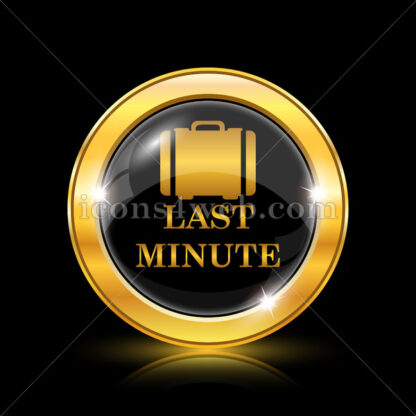 Last minute golden icon. - Website icons
