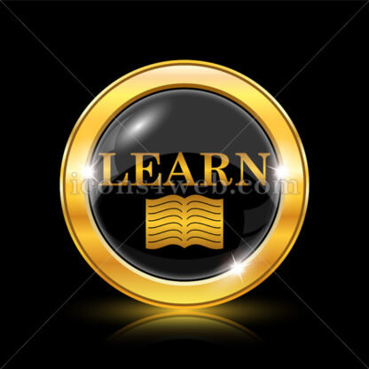 Learn golden icon. - Website icons