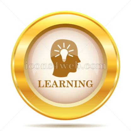 Learning golden button - Website icons