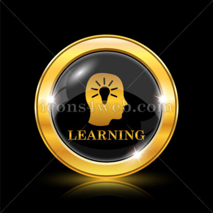 Learning golden icon. - Website icons