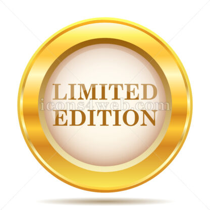 Limited edition golden button - Website icons