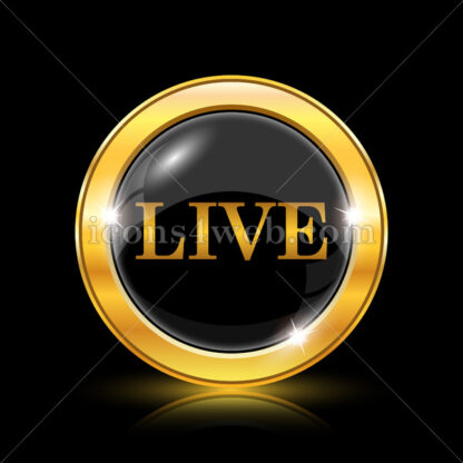 Live golden icon. - Website icons