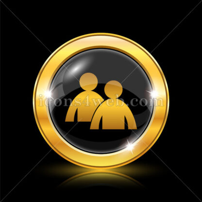 Mentoring golden icon. - Website icons