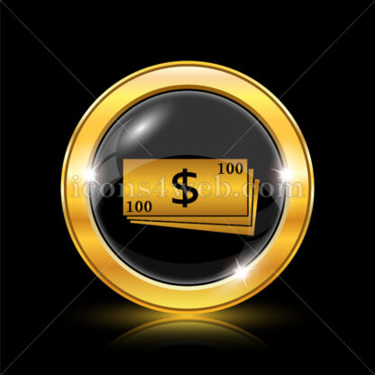 Money golden icon. - Website icons
