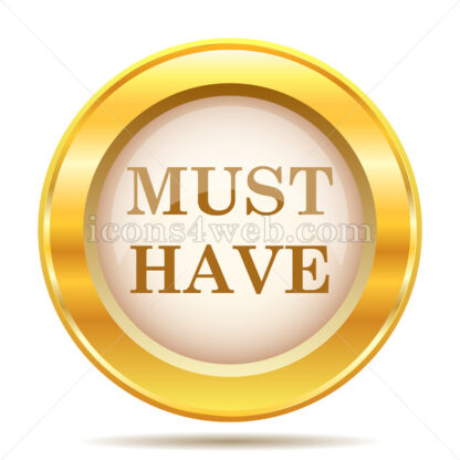 Must have golden button - Website icons
