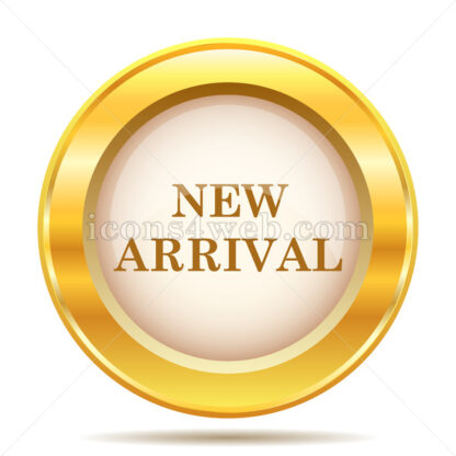 New arrival golden button - Website icons